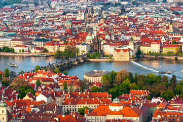 Fototapeta na wymiar Prague is the capital of the Czech Republic, the European state. Historical sights.