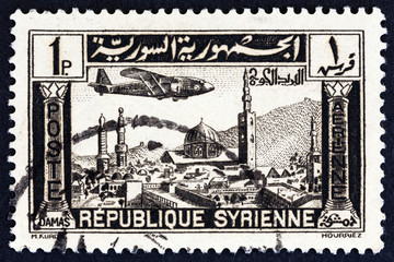 Airplane over Damascus (Syria 1937)