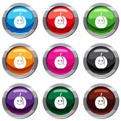 Fresh smiling apricot set 9 collection