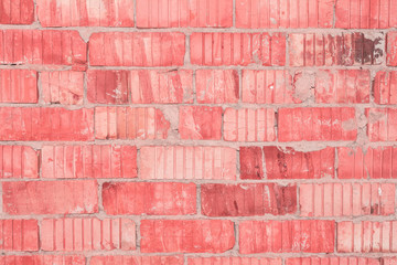 texture of the destroyed brick wall