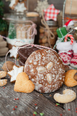 Leckere Elisenlebkuchen und Plaetzchen