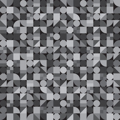 Seamless pattern from geometric shapes. A variety of tiles pattern. Ceramic tiles background.