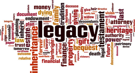 Legacy word cloud