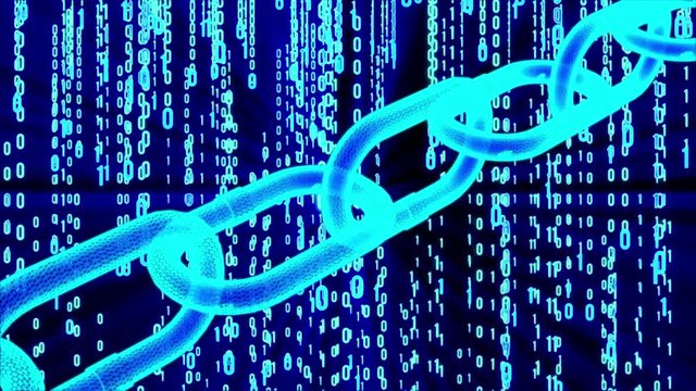 Blockchain. Cripto currency bitcoin. Global internet worldwide. Abstract Matrix Background. Binary Computer Code. Video available in 4K FullHD and HD render footage