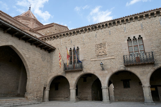 Old village of Cantavieja in the Maestrazgo, Teruel, Spain