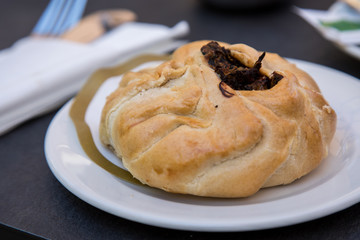 Traditionelle maltesesiche Qassata im Café