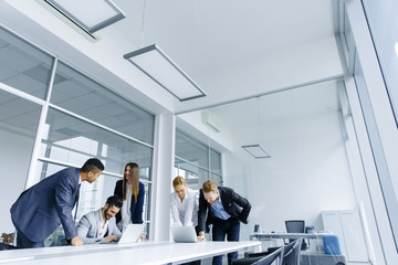 Group of business people in a meeting