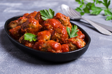 Traditional spicy meatballs