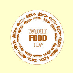 Vector illustration for World Food Day Background