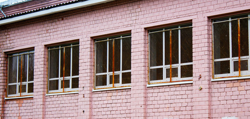 Apartment building facade