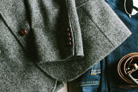 Tweed and denim
