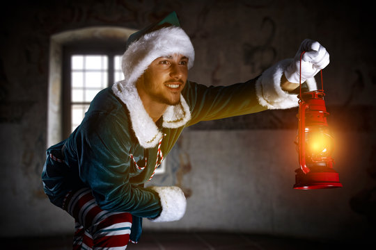 christmas time and elf 
