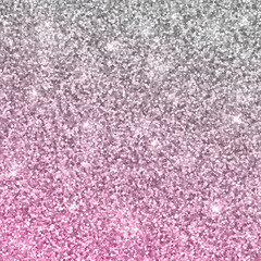 Silver pink glitter background. Vector
