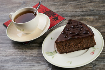 Chocolate cheesecake with mascarpone