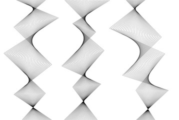 Design element poligonal from many parallel lines05