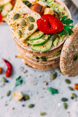 Rye bread sandwich
