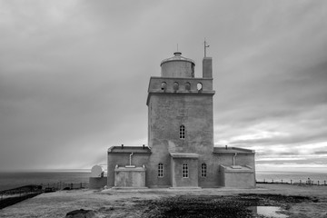 Dyrholaey Iceland Lighthouse in Infrared