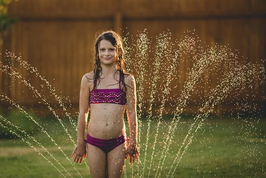 Summer Sprinkler Fun