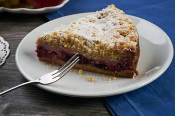 Christmas berry cake