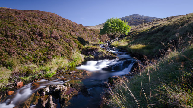 Waterfall on route to Carn an Tuirc Glenshee