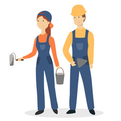 Builder and painter.