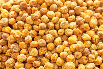 Background of the dried fruit in the store.