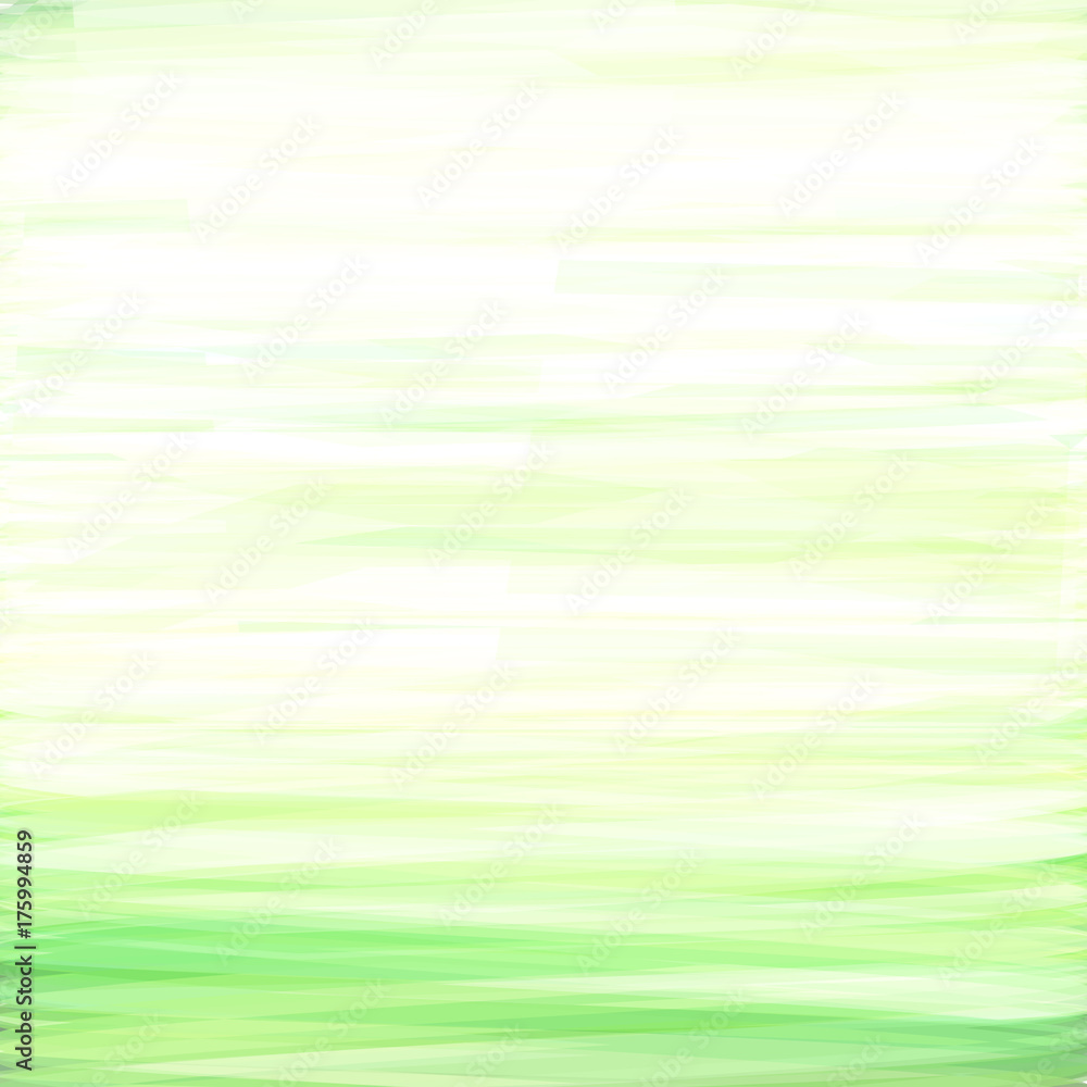Poster Green brush painted background. Simple vector graphic pattern