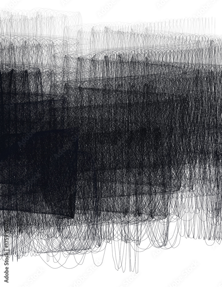 Poster abstract black-and-white shaded background. vector graphic pattern of thin lines