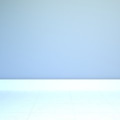 gray wall background  with white floor