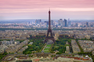 Naklejka premium Wieża Eiffla w Paryżu, Francja