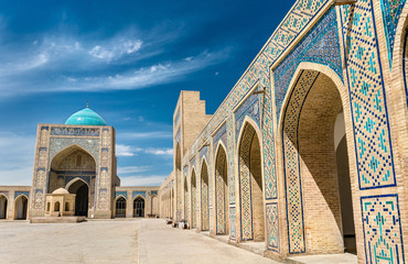Kalyan Mosque in Bukhara, Uzbekistan - obrazy, fototapety, plakaty