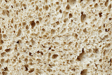 Texture of bread close-up
