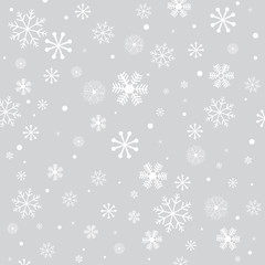 Snowy vector background