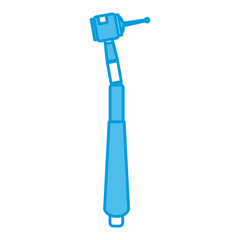 Dental handpiece tool icon vector illustration graphic design