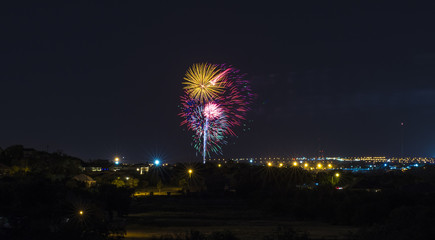 Fourth of July fireworks