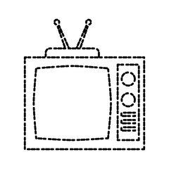 Old tv isolated icon vector illustration graphic design