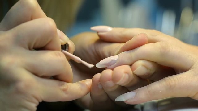 Manicure for woman