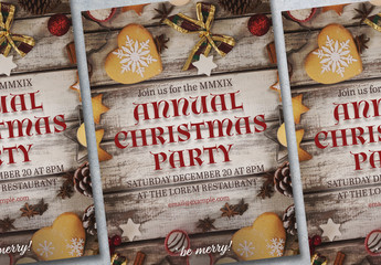 Christmas Party Poster Layout 2