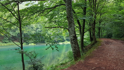 A lake in a hidden nature
