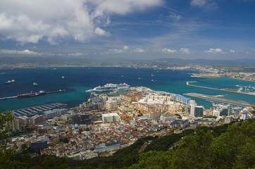Fototapeta premium View on north part of Gibraltar