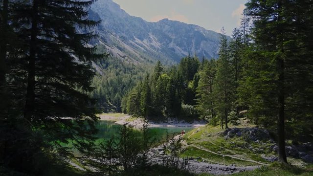 Beautiful lake Gruner See, Austria