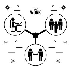 Teamwork icons design icon vector illustration graphic design