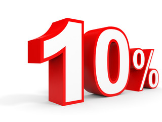 Ten percent off. Discount 10 %.
