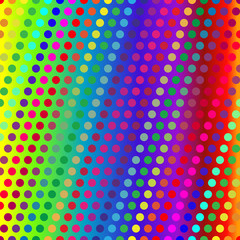 Vector Dot Texture. Color Illustration.