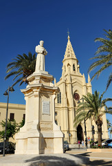 Fototapeta na wymiar Santuario de la Virgen de Regla en Chipiona, pueblos de Cádiz, España