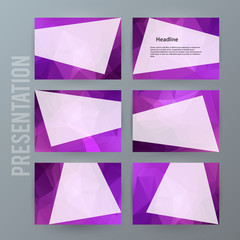 Horizontal banner background Design element powerpoint precentation04