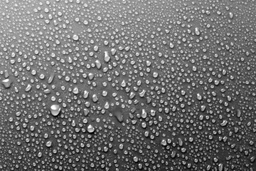 Water Drops On Orange Background Texture monochrome