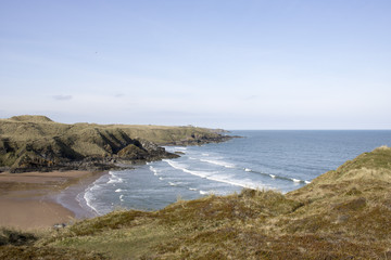 View of Hackley Bay, Aberdeenshire