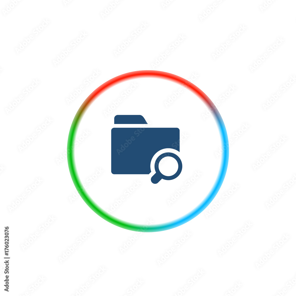 Canvas Prints rainbow style app icon