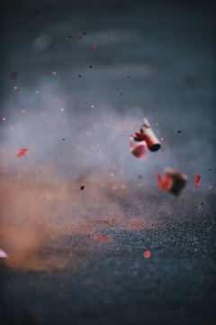 Exploding fire cracker